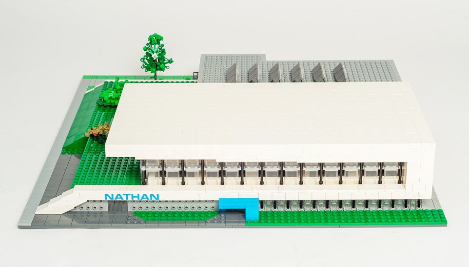 LEGO schaalmodel pand Nathan