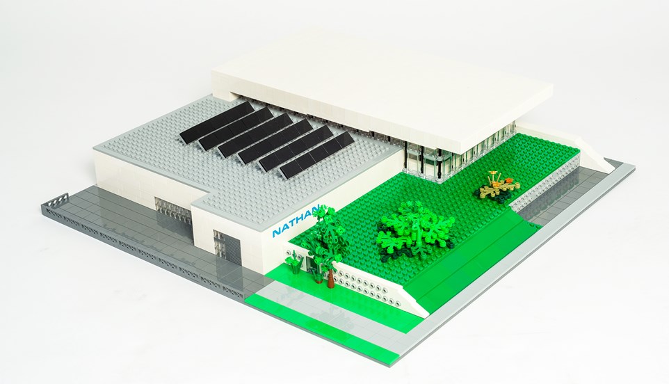 LEGO schaalmodel pand Nathan